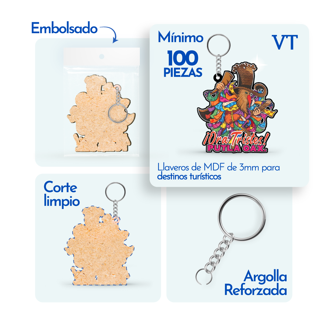 LLaveros de MDF
